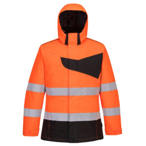 PW2 Hi-Vis Winter Jacket - Orange/Svart