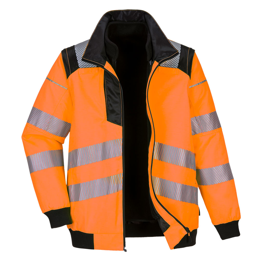 PW3 Hi-Vis 3-in-1 Pilot Jacka - Orange/Svart