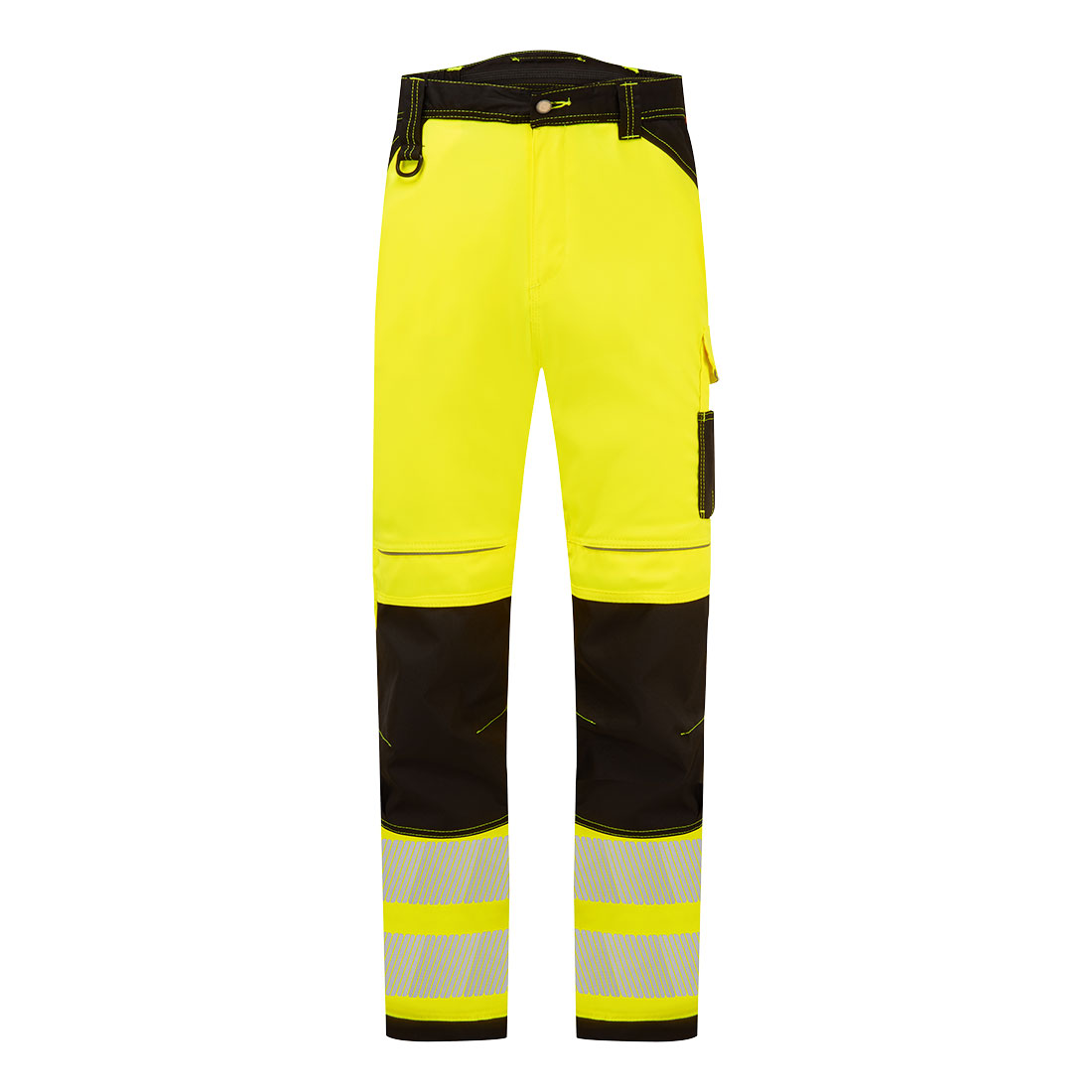 PW3 Hi-Vis Lättvikts Stretch byxa - Gul/Svart