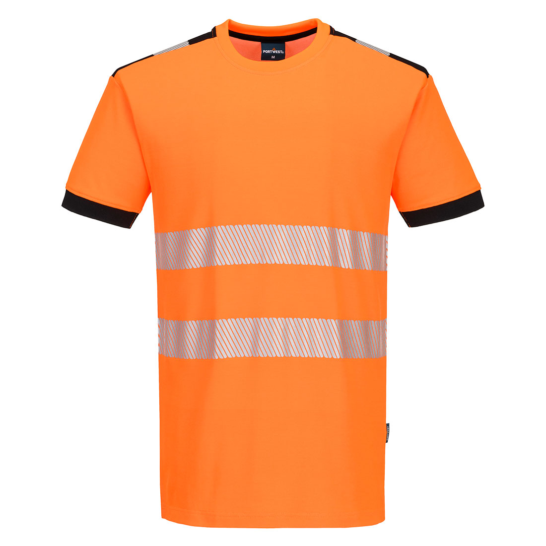 PW3 Hi-Vis T-shirt S/S - Orange/Svart