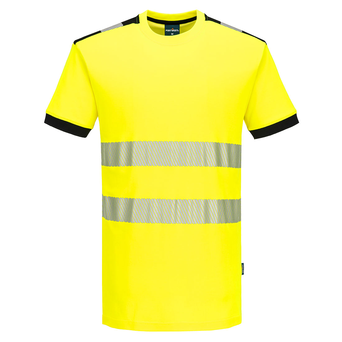 PW3 Hi-Vis T-shirt S/S - Gul/Svart