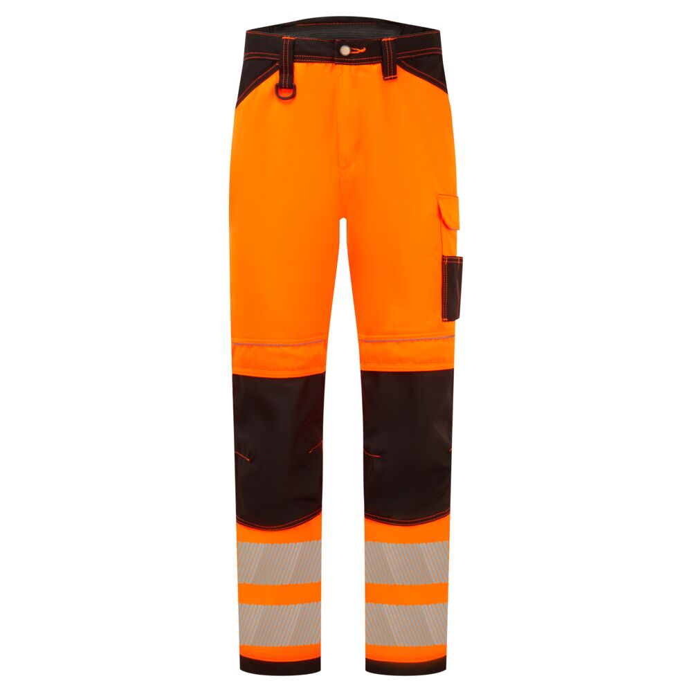 PW3 Hi-Vis arbetsbyxor Byxor - Orange/Svart