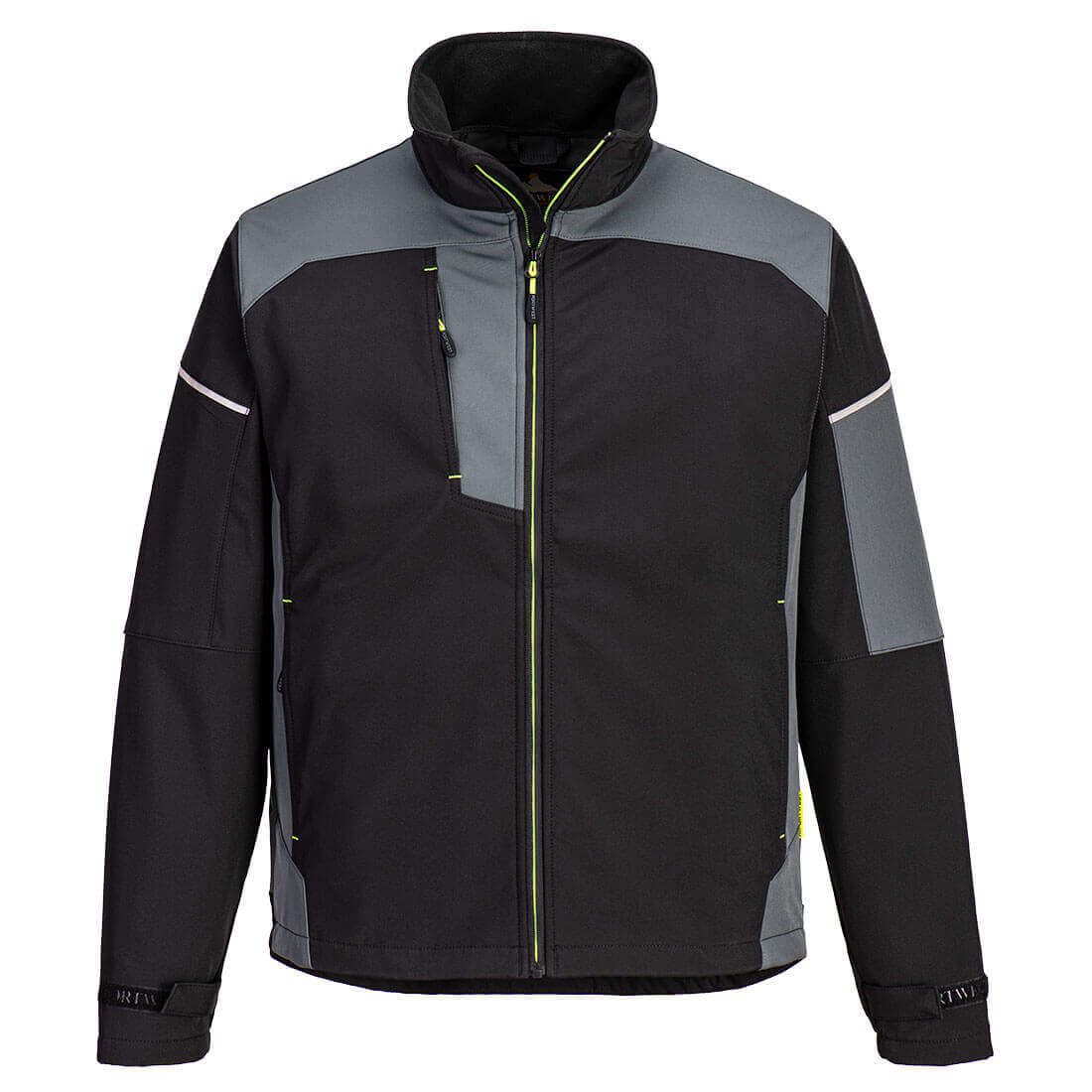 PW3 Softshell Jacka (3L) - Svart/Zoom Grå