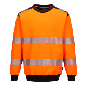 PW3 Hi-Vis Sweatshirt - Orange/Svart