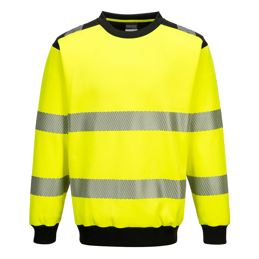 PW3 Hi-Vis Sweatshirt - Gul/Svart