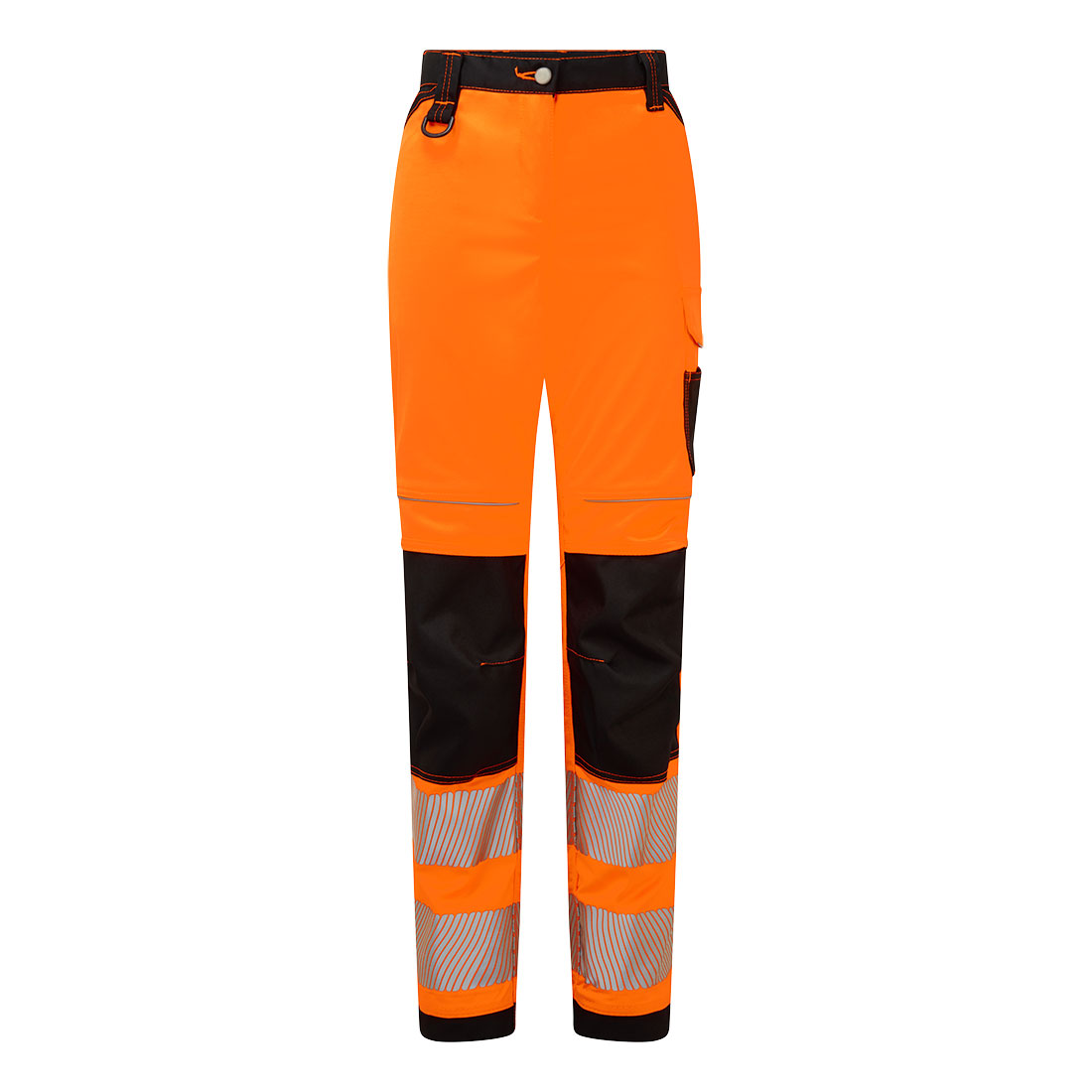PW3 Hi-Vis Damer Stretch Arbetsbyxa - Orange/Svart