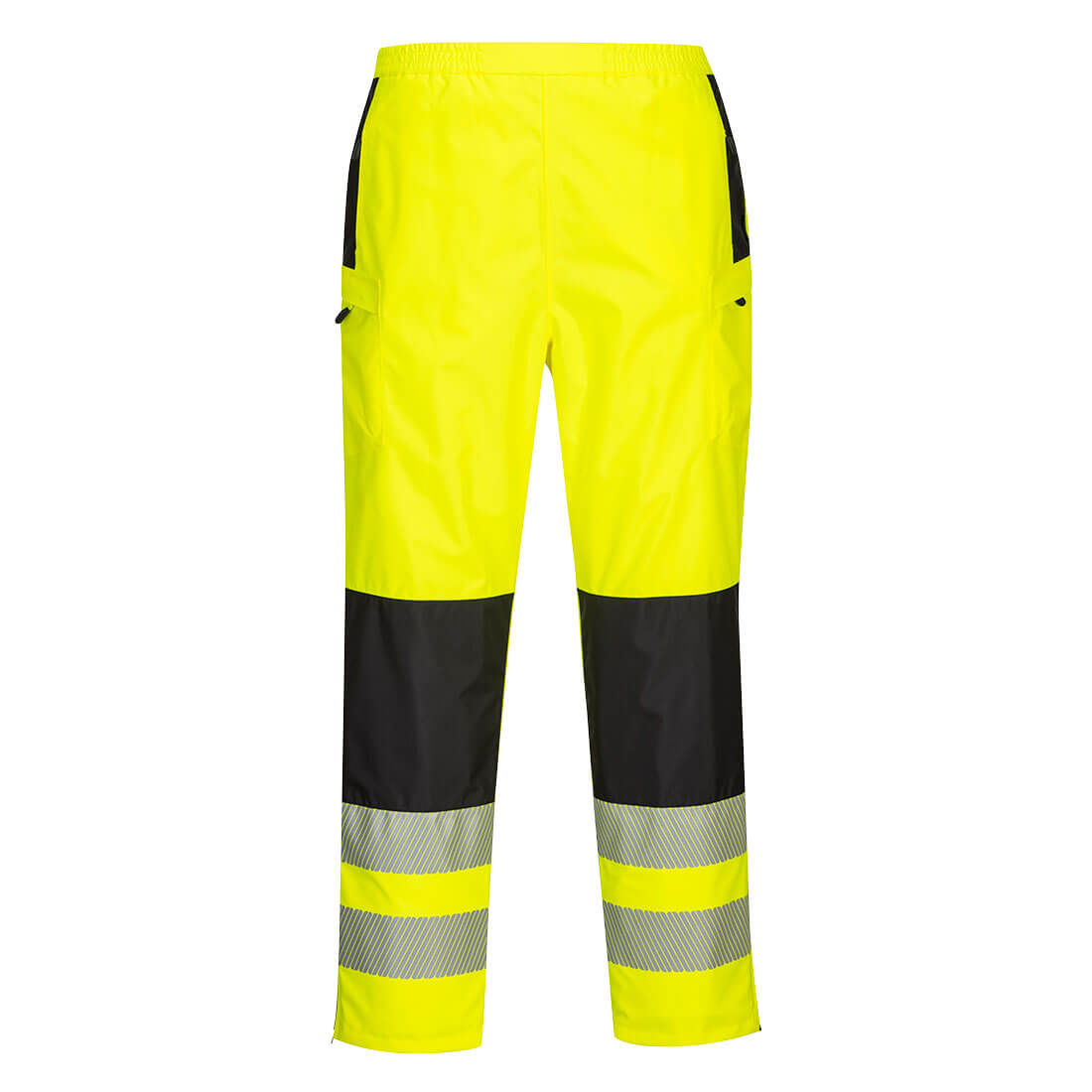 PW3 Hi-Vis Regnbyxor för damer - Gul/Svart