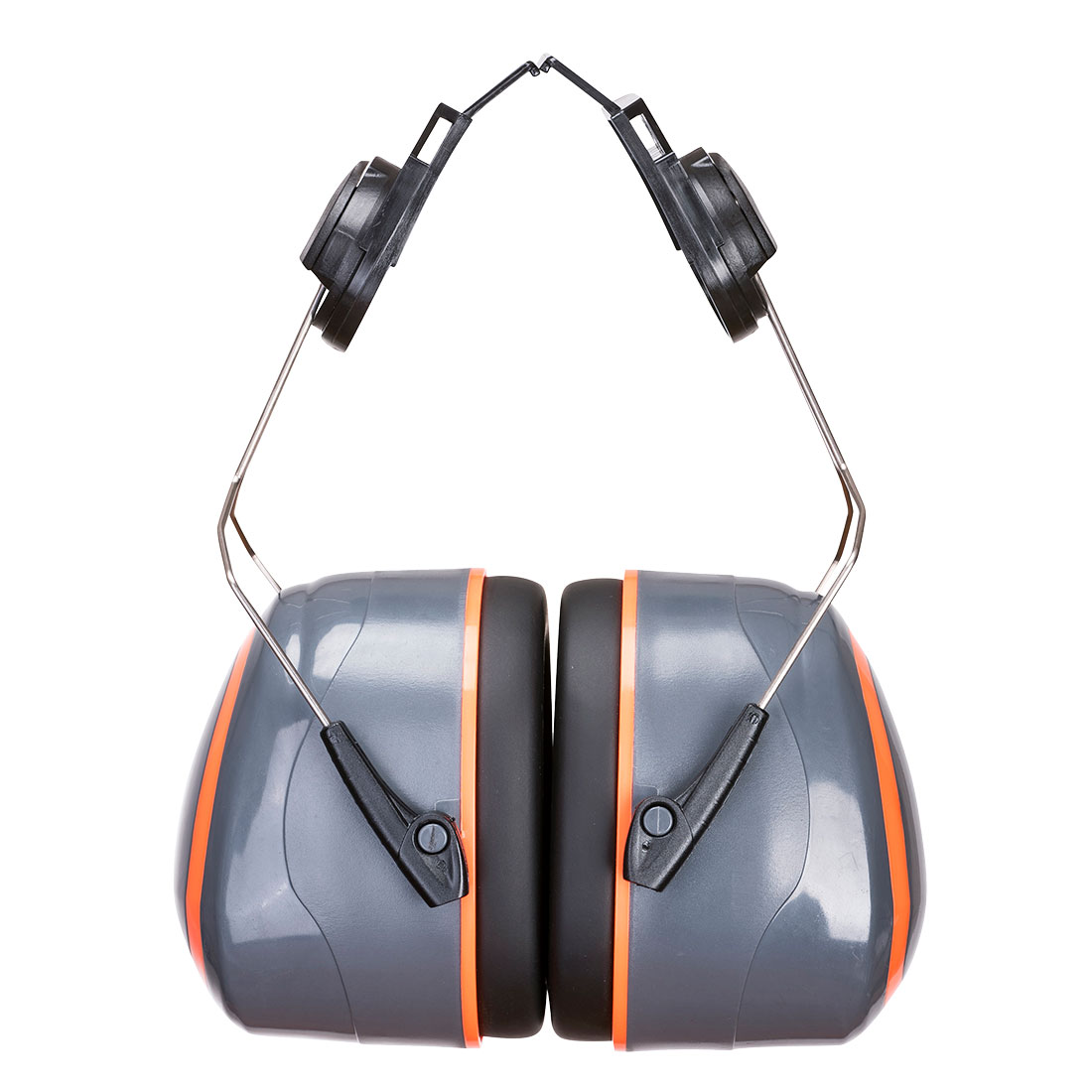 HV Extreme Ear Muff Hjälm monterad - Grå/Orange