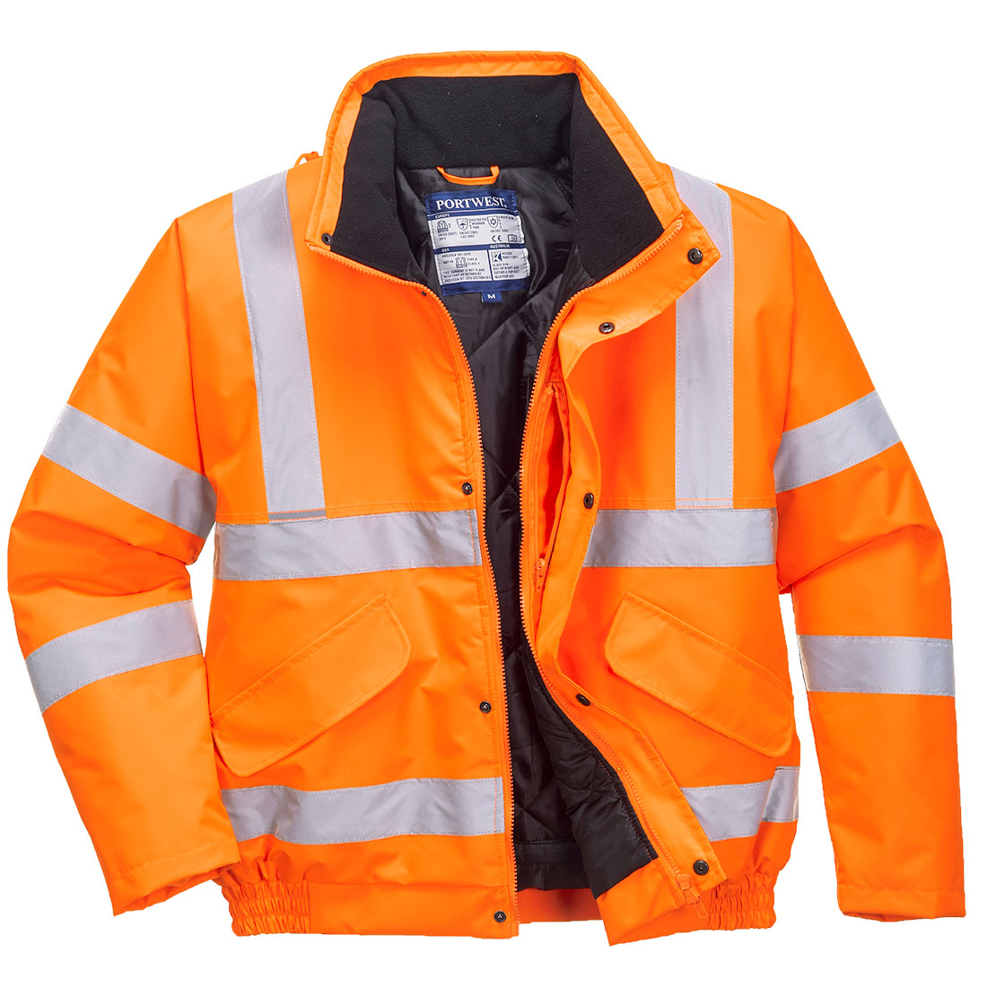 Hi-Vis Bomber Jacka RIS - Orange