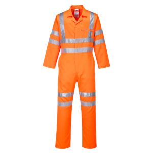 Hi-Vis skyddsoverall av polycotton - Orange