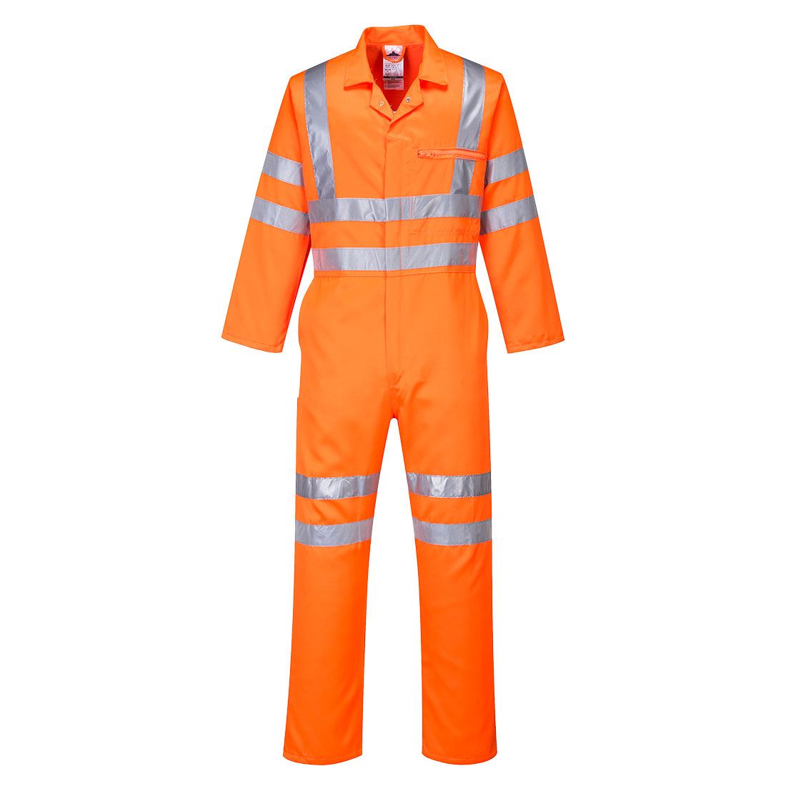 Hi-Vis skyddsoverall av polycotton - Orange