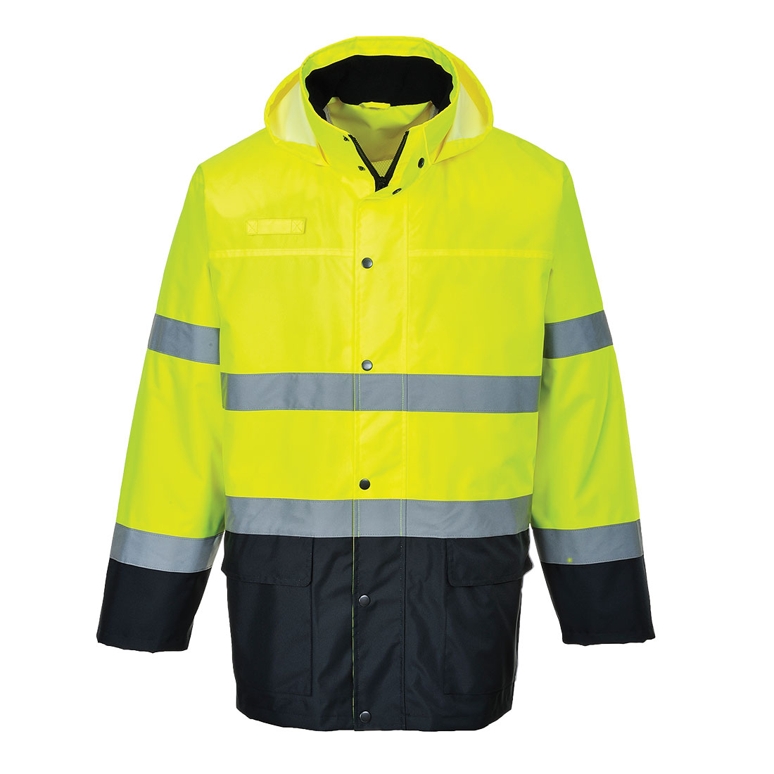 Lite Two-Tone Traffic Jacka - Gul/Marinblå
