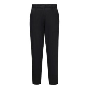 Chino Stretch Slim Byxor för kvinnor - Svart