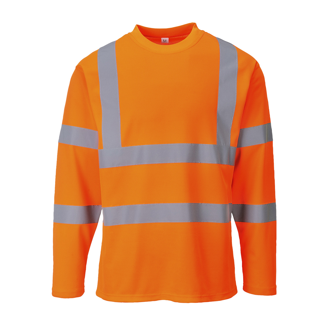 Hi-Vis långärmad-T-shirt - Orange