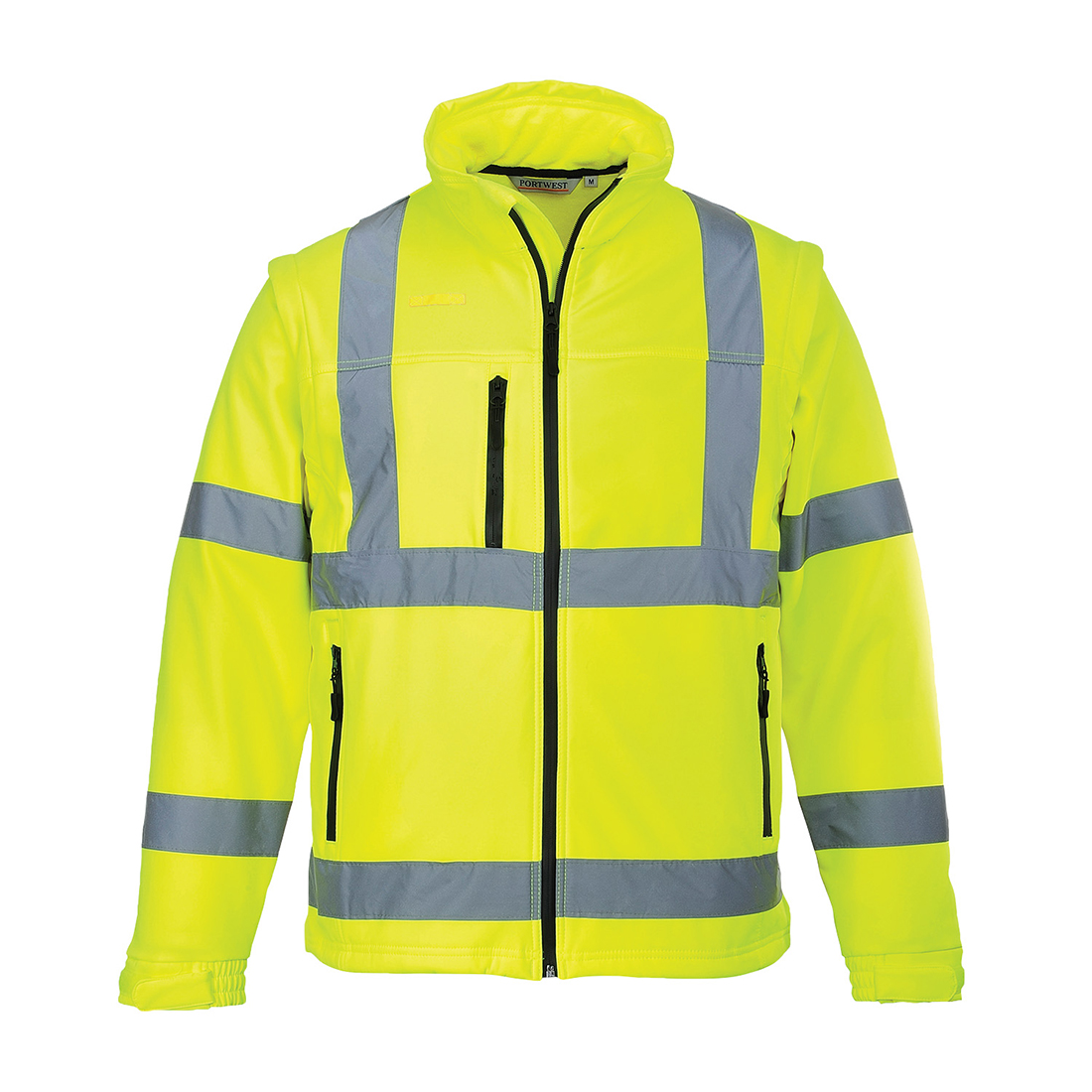 Hi-Vis Softshell Jacka (3L) - Gul: