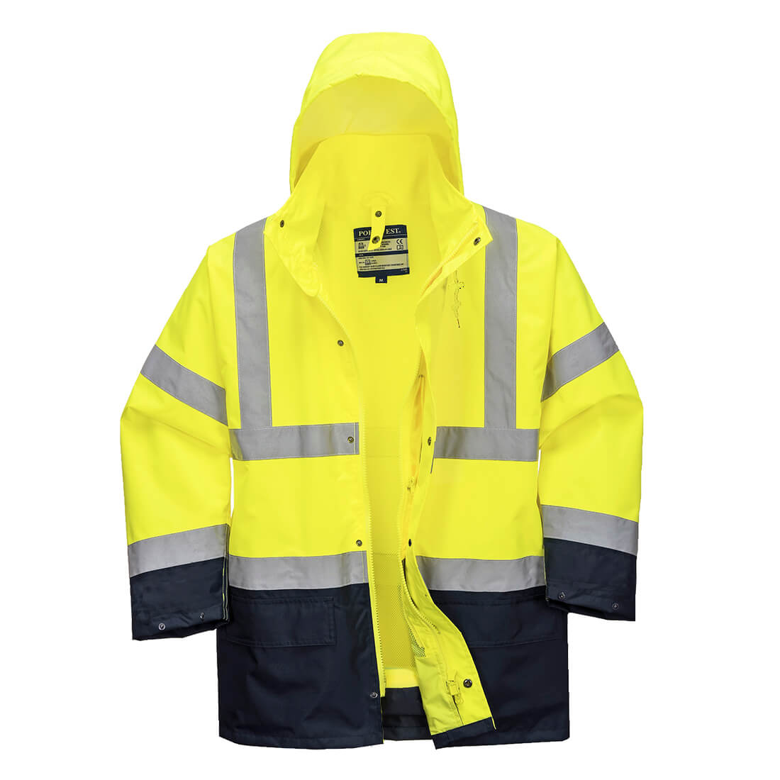 5-i-1 Jacka - Gul/Marinblå