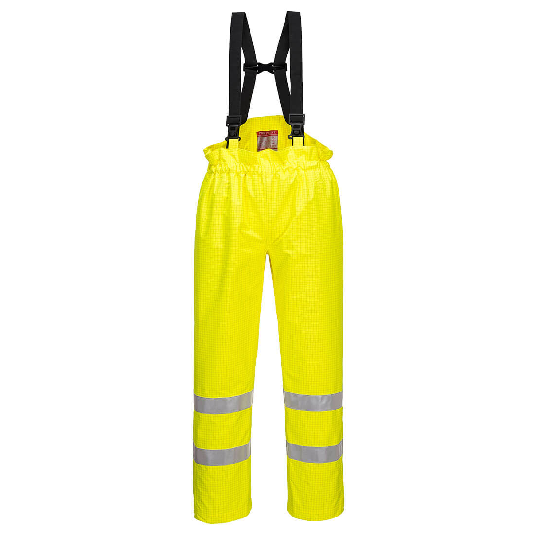 Bizflame Regn Ofodrad - Hi-Vis Antistatisk FR Byxa - Gul: