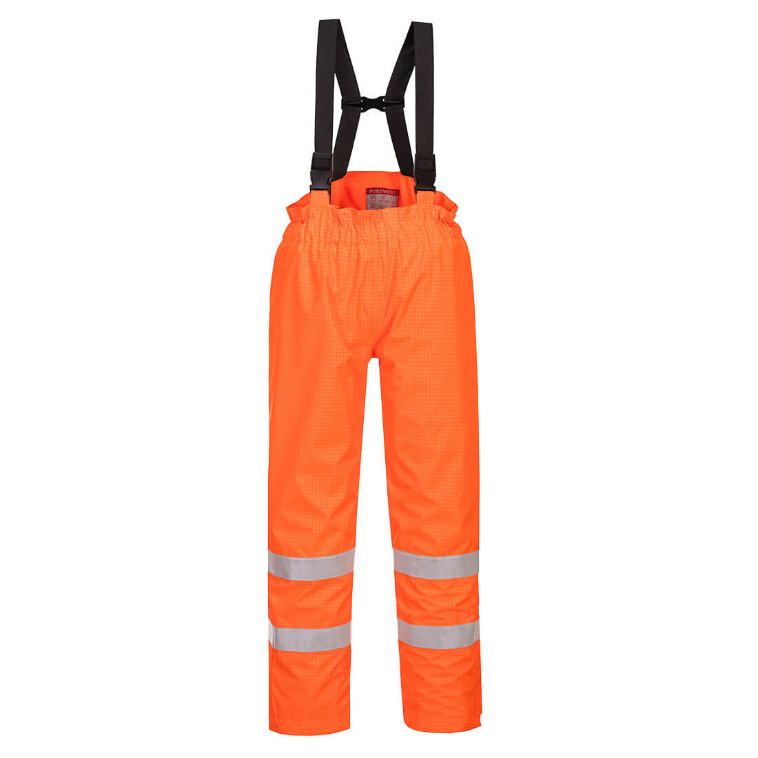 Bizflame Rain fodrad-Hi-Vis Antistatic FR Byxor - Orange