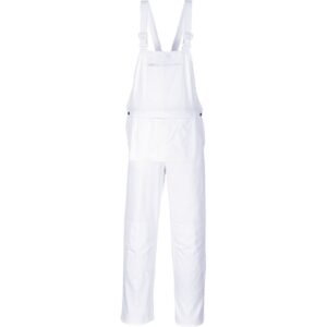 Bolton Målare Bib & Brace - Vit