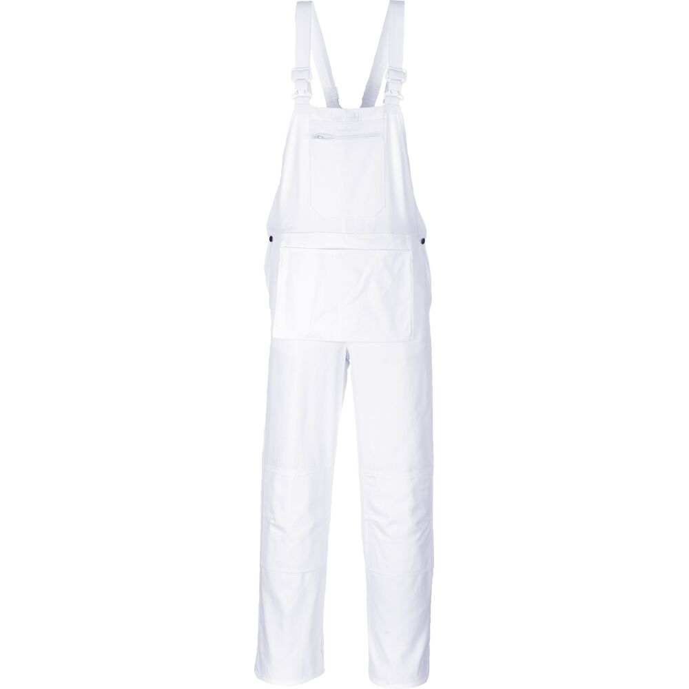 Bolton Målare Bib & Brace - Vit