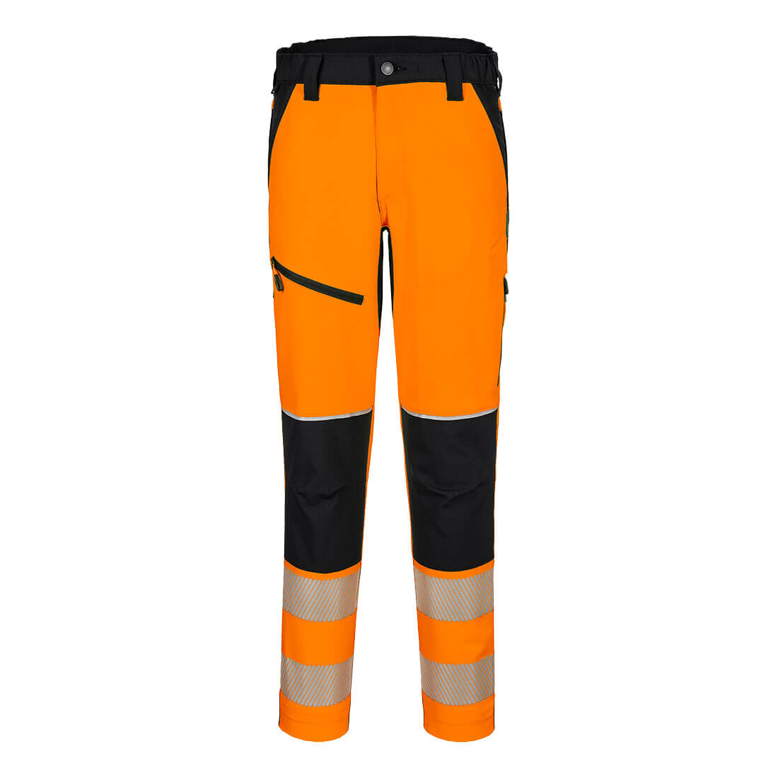 PW3 Hi-Vis Stretch, byxor - Orange/Svart