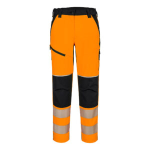 PW3 Hi-Vis Stretch, byxor för damer - Orange/Svart
