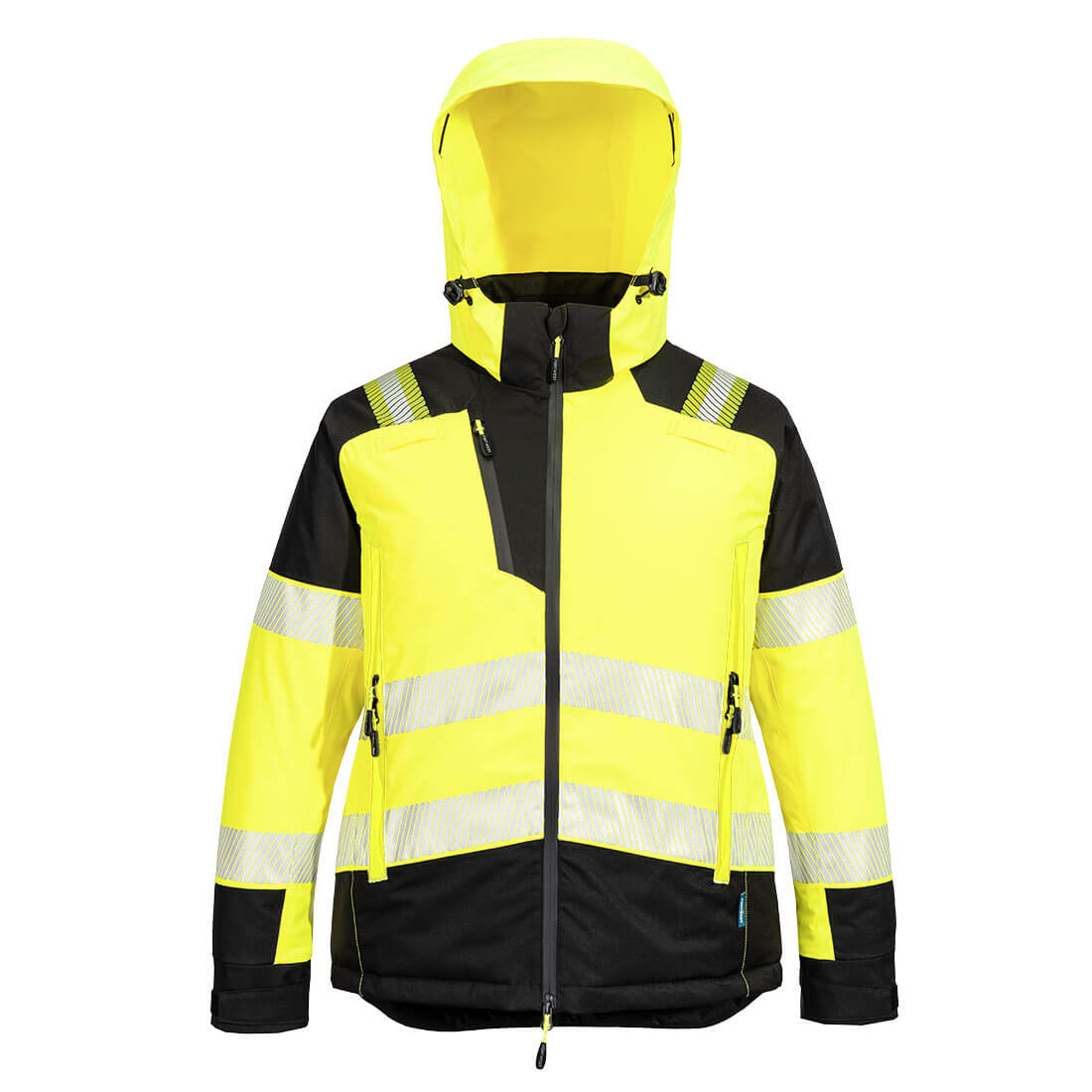 PW3 Hi-Vis Vinterjacka för damer - Gul/Svart