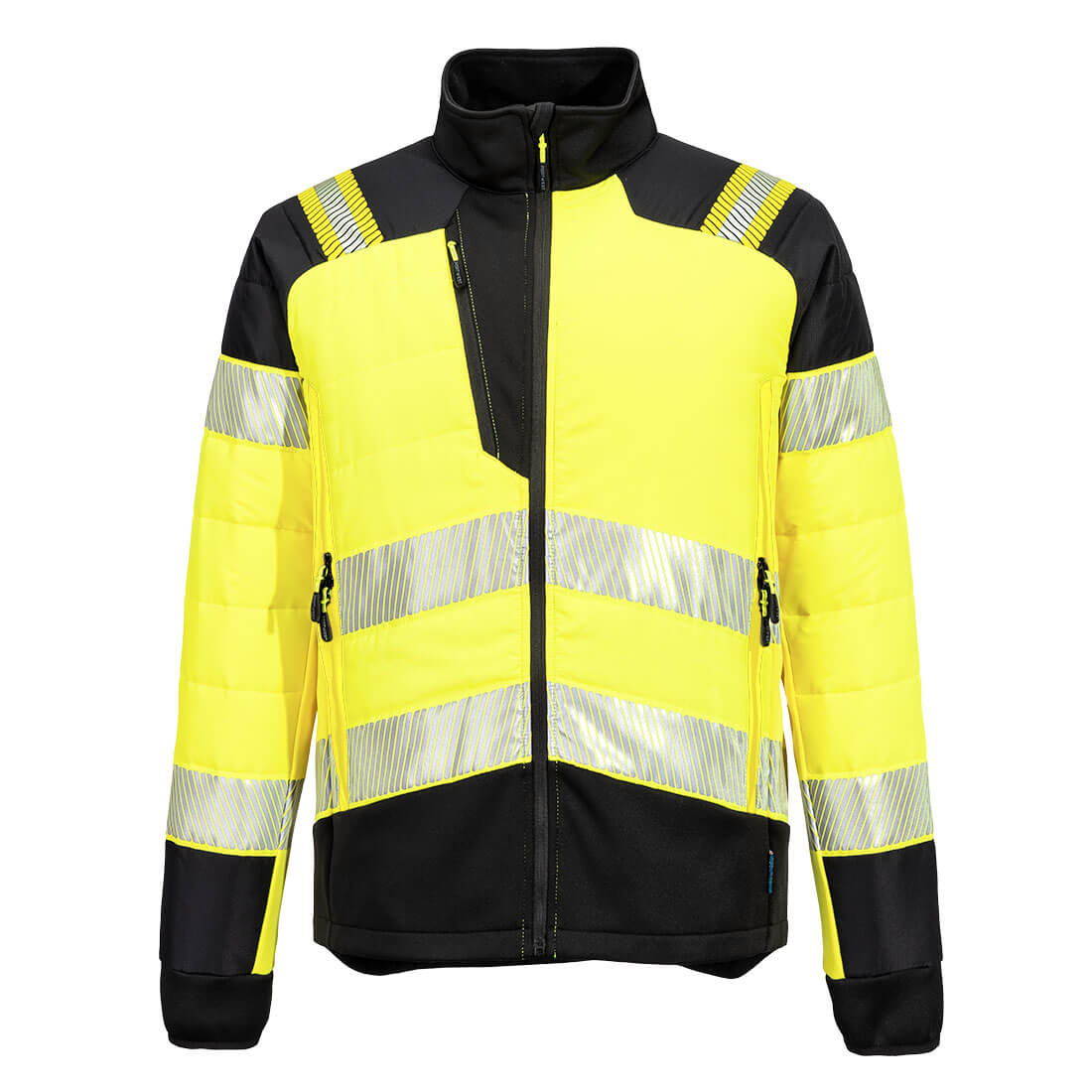 PW3 Hi-Vis Hybrid Baffle Jacka - Gul/Svart