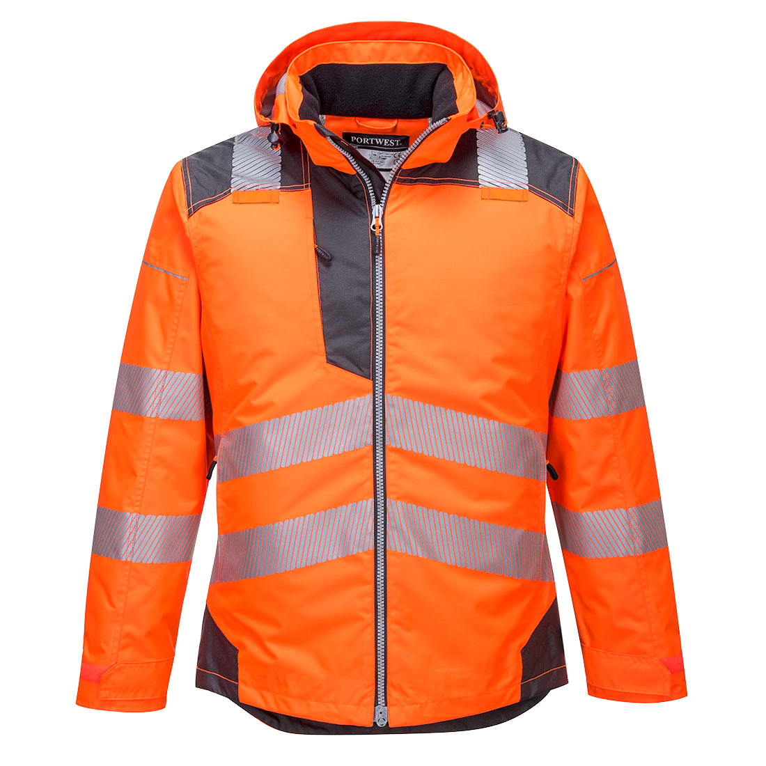 PW3 Hi-Vis vinter Jacka - Orange/Grå