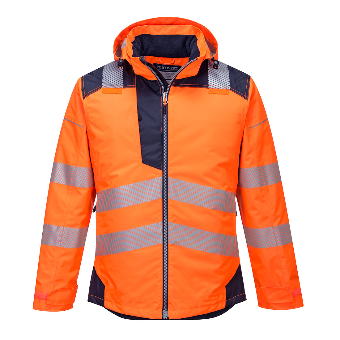 PW3 Hi-Vis vinter Jacka - Orange/Marinblå