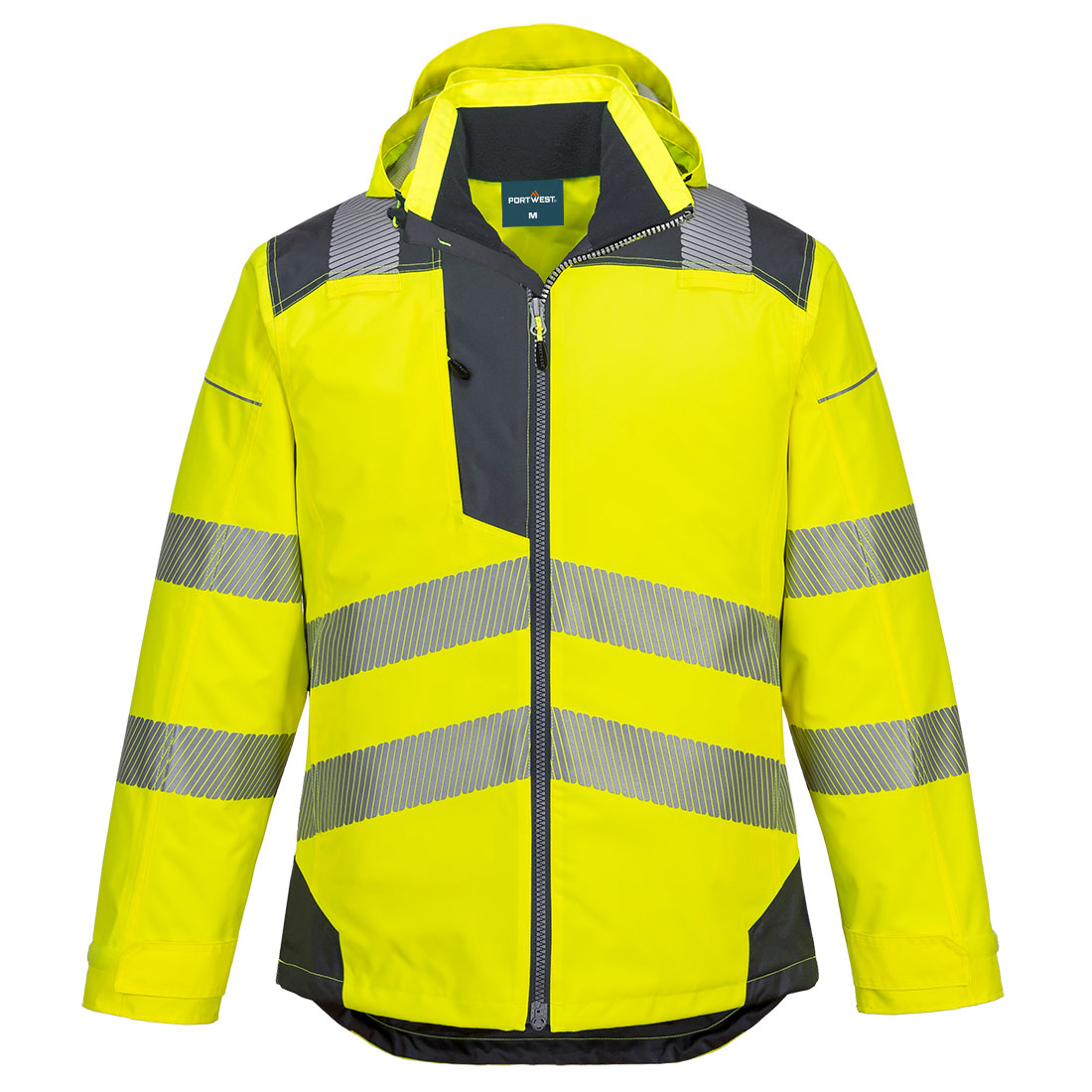 PW3 Hi-Vis vinter Jacka - Gul/Grå