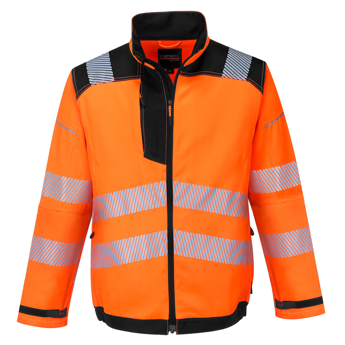 PW3 Hi-Vis arbetar Jacka - Orange/Svart