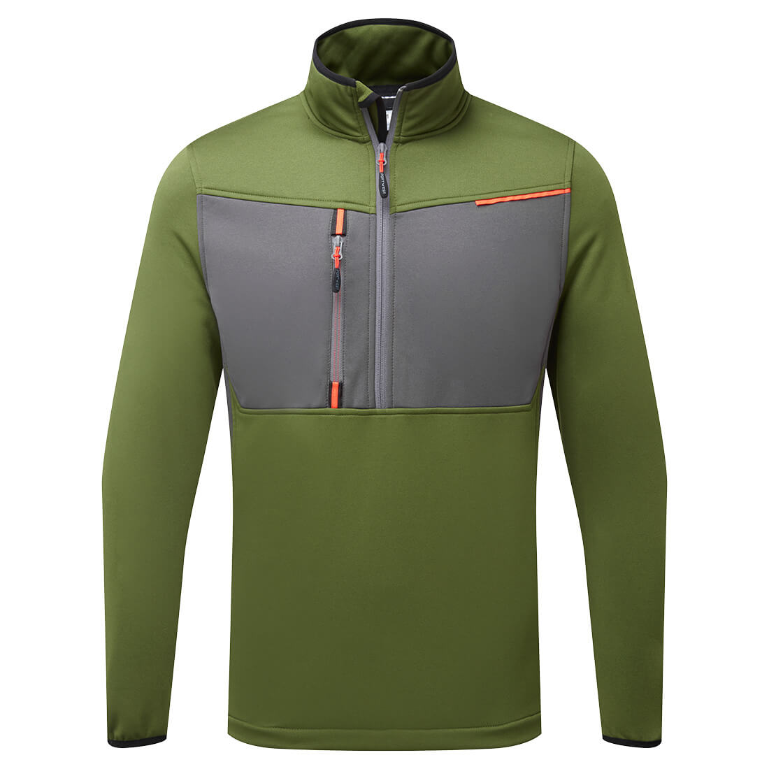WX3 Half Zip Tech Fleece - Olivgrön