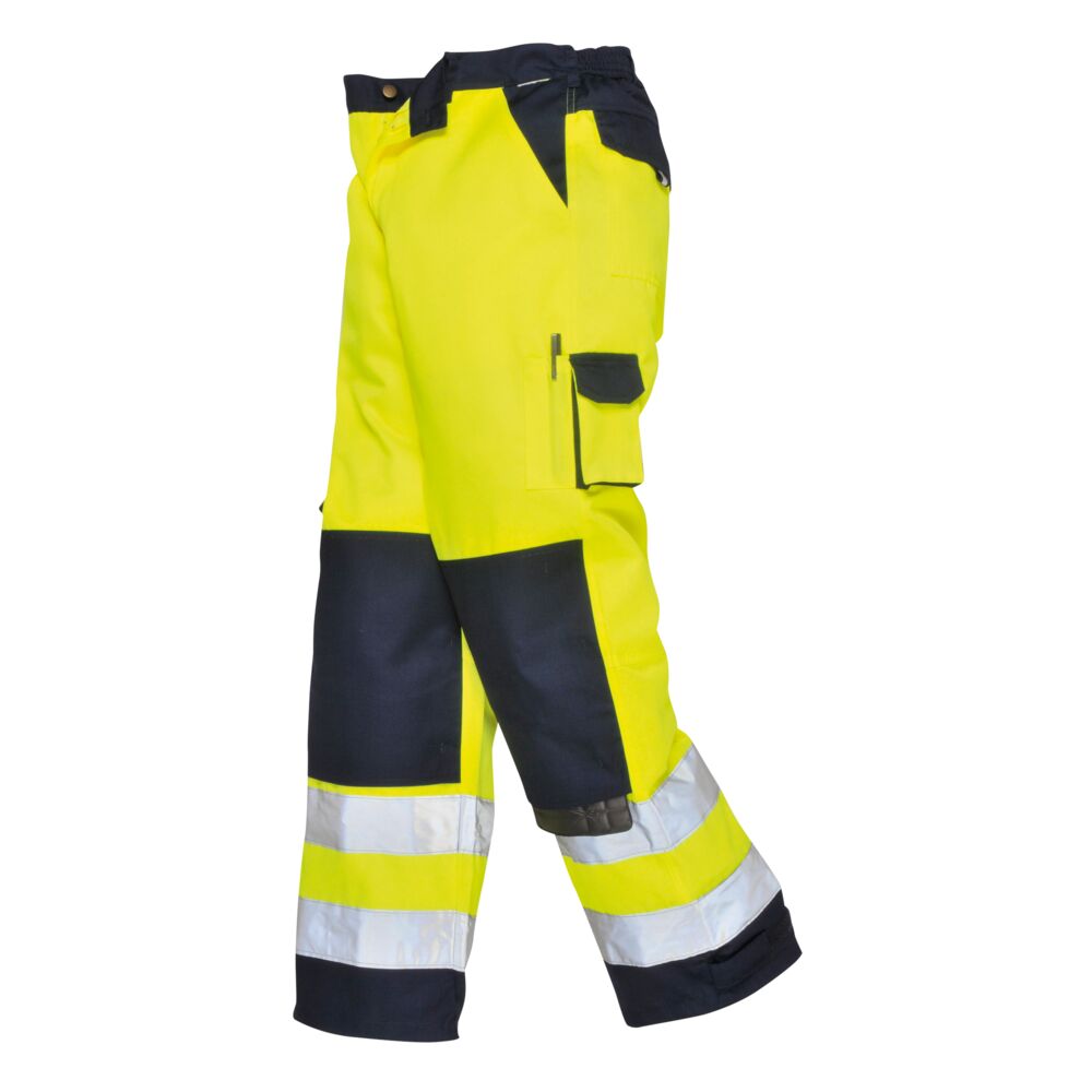 Lyon Hi-Vis Byxa - Gul/Marinblå